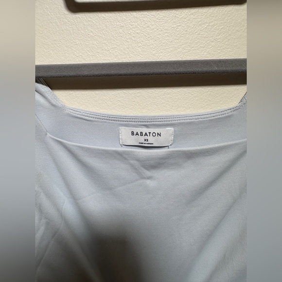 Baby Blue Square Neck Bodysuit - Picture 2 of 2